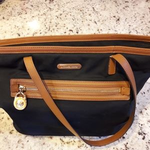 Black nylon Michael Kors purse